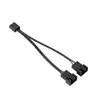 Cable Adaptador de Ventilador de Refrigeración de CPU de 3 Pines a 2 Pines para Placa Base de Gabinete de Computadora Cable de Extensión de 3 Pines a 2 Pines
