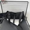 Bolsa Transversal Estilo Coreano para Mulheres, Grande Capacidade, Bolsa de Ombro Casual Simples, Bolsa Esportiva Casual para Homens e Mulheres, Bolsa Cilíndrica da Moda