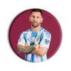 Estrela da Copa do Mundo Ronaldo Messi Acessórios de Futebol Broche Emblema