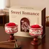 Velas Aromáticas con Diseño de Camelia Caja de Regalo, Recuerdos de Compromiso, Regalos de Boda y Inauguración de Casa, Regalos de San Valentín de Alta Gama