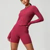 Conjunto de yoga ajustado sin espalda transfronterizo europeo y americano, ropa de fitness de secado rápido, pantalones cortos deportivos de manga corta para correr al aire libre y pantalones de yoga