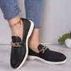 Zapatos de mujer 2026 nuevos de moda casual mocasines slip-on europeos planos talla grande zapatos de vestir slip-on zapatos perezosos punta redonda