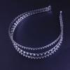 Explosiones transfronterizas Diadema de diamantes de imitación Joker popular de estilo coreano Accesorios para el cabello multicapa de diamantes completos de alta gama europeos y americanos Banda para el cabello