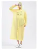 Impermeable PEVA de ala ancha para adultos y niños, universal, portátil, poncho de lluvia reutilizable