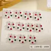 Corona de Navidad Joyería para Uñas Lazo de Perla Uñas Metálicas Decoración de Uñas Portátil Joyería de Diamantes para Uñas Aleación Pedrería