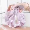 Bolas de Baño Grandes de Encaje, Bolas de Baño Perladas, Bolas de Baño No Dispersables, Bolas de Baño Lindas con Forma de Flor, Flor de Baño Espumosa al por Mayor