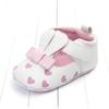 Sapatos de Bebê de Primavera e Outono com Orelhas de Coelho Fofas para Menina, Sapatos Antiderrapantes para Criança Pequena 0943