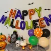 Decoración de Globos de Papel de Aluminio de Dibujos Animados Estilo Ins para Halloween Bar Fiesta Evento Calabaza Ambiente Escena Escenografía