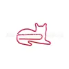 Clip de papel con forma de animal creativo transfronterizo clip de papel de forma linda gato tumbado gato saltando gato con barba gato rizado