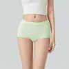Calcinhas Femininas de Cintura Média, Controle de Barriga, Levanta Bumbum, Algodão-Elastano, Sem Costura, Respirável, Antibacteriano, Peça Única, Não Aperta, Roupa Íntima Feminina