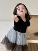 Vestido Ranita para Bebé, Estilo Delgado de Verano, Ropa Infantil Estilo Coreano, Conjunto de Verano para Niñas, Vestido de Princesa para Bebé, Venta al por Mayor y Hecho a Medida por Fabricante