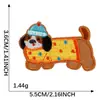 Dachshund Lindo Estilo Coreano Autoadhesivo Bordado en Tela Decoración DIY Funda de Teléfono Bordado Accesorios de Ropa Parche de Tela
