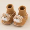 Zapatos Pre-Caminantes para Bebés Recién Nacidos y Niños Pequeños, Temporada de Primavera y Otoño, Interiores, Lindos Dibujos Animados, Antideslizantes, Calcetines Zapatos para el Piso de Niños Pequeños