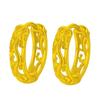 Aretes de Dragón Chino Guofeng para Hombres y Mujeres Personalidad Moda Estilo Frío Artístico Hueco Anillo de Oreja Ssangyong Hebilla de Oreja de Nicho ins