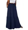 Moda Femenina Transfronteriza 2023 Nuevo Estilo Veraniego Falda de Capas con Volantes Estilo Europeo y Americano. Falda con Cintura Elástica y Lazos con Volantes