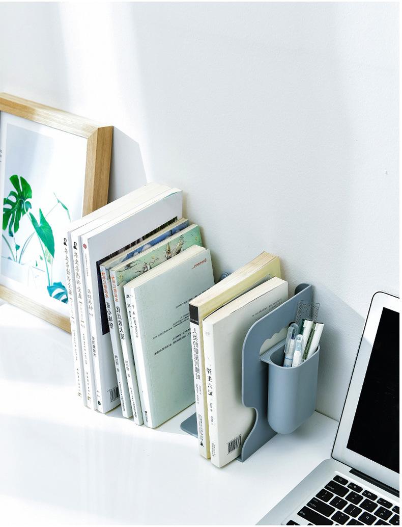 创意伸缩书立简约办公学校图书桌面收纳书靠书挡学生课桌书立架-