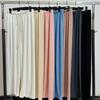 Pantalones de pierna ancha Qianqian para mujer 2026 Verano Nuevo estilo Pantalones drapeados de seda de hielo Delgados Estrechos Rectos Casuales Pantalones de mujer