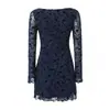 Estilo Europeo y Americano Dulce Patrón de Terciopelo Chic Manga de Campana Minifalda Retro Malla Elástica Sexy Ajustada Falda