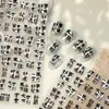Tensor Pegatinas para Uñas Impulso de Fortuna de Año Nuevo Ts4227 Estilo Chino Nueva Escritura China Texto de Buena Suerte Pegatinas para Uñas