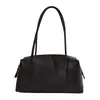 Bolsa Boston de Mão Feminina Retro Casual Moda Bolsa de Ombro para Ir ao Trabalho Temperamento Versátil Toque de Luxo Bolsa de Ombro Único Feminina