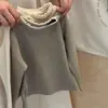 Ropa infantil coreana para niñas, nueva y elegante camiseta de estilo coreano para bebé, temporada primavera y otoño 2026, top infantil con cuello de encaje