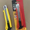 Cúter de Uso Rudo de Grado Industrial, Cortador de Papel, Cúter para Papel Tapiz, Mango de Cúter Engrosado, Cuchilla Afilada para Abrir Paquetes, Cúter para Uso Doméstico