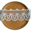 Exquisito Encaje Bordado de Malla con Adorno de Encaje de Malla para Dobladillo de RopaLolita, Accesorio de Encaje de Seda de Leche con Lazo de 11 cm