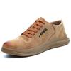 Sapatos de proteção do trabalho biqueira de aço masculina anti-esmagamento anti-perfuração casual resistente ao desgaste sapatos de proteção antigos respirável antiderrapante leve fundo macio sapatos de trabalho