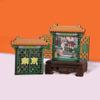 Ímãs de Geladeira Culturais e Criativos de Jiangsu Ímãs de Geladeira Metálicos Personalizados de Cidade Adesivos Magnéticos Artesanato Lembranças de Viagem em Estoque