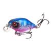 Luya isca Rocha pouca gordura 4cm/4.6g preto três anzóis simulação de plástico falsa isca dura isca falsa isca equipamento de pesca