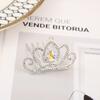 Acessório de Cabeça Coroa para Meninas Coroa Coreana Infantil Show de Aniversário Princesa Bebê Grampo de Cabelo com Strass Acessório de Cabeça Atacado