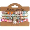 Venta Caliente Transfronteriza Personalidad Bohemia Estilo Étnico Fresco Pulsera Alas Colgante de Amor Pulsera Acrílica