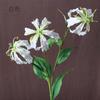 Fábrica por atacado simulação de lírio de chama flor high-end decoração de casa floral soft fake flor casamento geração de comércio exterior