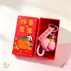 Colgante de Crochet de Lana Cosas Buenas Suceden Fruta de Peluche Caqui Melocotón Manzana Llavero Colgante para Bolso Pequeño Regalo