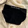 Ropa interior sin costuras de algodón puro para niñas, 5A antibacteriana, bordada con hilo de letras, fina, levanta glúteos, de cintura media, bragas para mujer levanta glúteos