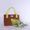 Bolsa de fieltro tipo tote, bolso de mano, bolsa de compras para eventos del Festival de Medio Otoño, bolsa de fieltro, bolsa de regalo bancaria