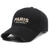 Gorra de béisbol con letras bordadas para hombre y mujer, gorro de sol de primavera y otoño, con visera extendida, transpirable y con protección solar, venta al por mayor