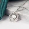 Collar de Planeta Ojo de Gato Diamante Flash para Mujer Lujo Ligero Alto Sentido Sentido de Diseño de Nicho Moda 2022 Estilo Frío