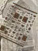 Pegatinas para Uñas con Diseño de Hormiga Estampado de Leopardo Pegatinas de Cruz Arte de Uñas Milenio Chica Popular Accesorios de Uñas de Moda Venta al por Mayor Yt7556