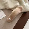 Pinza para el Cabello de Peluche Maillard Beads para Mujer, Pinza de Pato Grande para la Parte Posterior de la Cabeza, Pinza de Garra de Pelo Peludo de Alta Gama