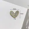 Temperamento cheio de amor de diamante trevo de quatro folhas acessórios de liga pingente de pérola simples acessórios de cabelo versáteis bolsa materiais para vestuário
