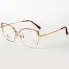 Gafas cuadradas de moda y sencillas estilo europeo y americano, unisex, modernas, elegantes, con filtro de luz azul, de metal, versátiles, para celebridades de internet, lisas