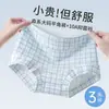Roupa Íntima de Algodão Puro de Ângulo Plano para Mulheres, Antibacteriana, Fundo 100% Algodão, Novo Boxer Feminino Sem Costura que Modela o Quadril