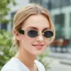 Gafas de Sol Retro Europeas y Americanas de Estilo Nuevo de Moda con Montura Pequeña Estilo Callejero Versátiles de Gama Alta Lisas Gafas de Influencer