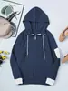 Amazon comercio exterior transfronterizo europeo y americano otoño nueva moda simple casual Joker suéter con capucha ajustado