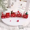 Decorações de Natal casa Árvore de Natal atmosfera Decorações de Natal Boneco de Neve de Natal Alce Velhinho Tremzinho brinquedos