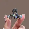 Presilha de Garra Mini Brilhante com Garra de Diamante Estilo Coreano, Piranha Pequena Delicada com Strass para Mechas, Presilha Lateral de Princesa para Mulheres com Pérolas