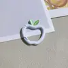 Color de pintura manzana primavera llavero puede ser diy colgante de bolsa accesorios para coche venta al por mayor directa