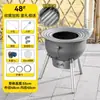 Fogão a Lenha para Queimar Madeira, Modelo Novo para Uso Doméstico, Fogão Externo para Áreas Rurais, Fogão Portátil de Chão, Fogão Grande para Queimar Madeira