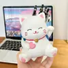 Lindo Portalápices Gato de la Suerte Adornos de Almacenamiento para la Entrada Llaves Escritorio Sala de Estar Estudio Decoraciones Hogar Regalos para Estudiantes